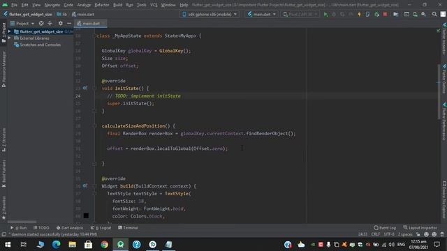 #25 Get Widget Size & Position | Flutter Tutorials | Easy Learning #FlutterWidgets #MustafaTahir