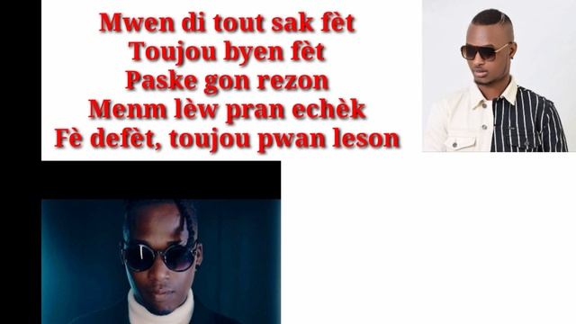 Pape John ft K-dilak ''Sanblan''(Se pa tout moun ki vin nan viw pou rete) Lyrics video