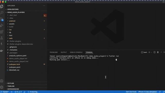 No supported devices connected | Application not configured for iOS | Target file not found flutter