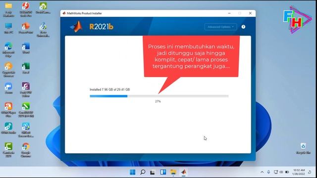 Tutorial Install Software Matlab R2021b  Windows 64 Bit