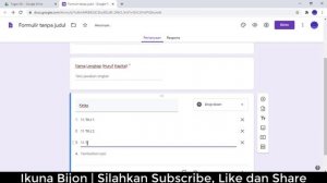 cara membuat form untuk mengumpulkan  link tugas di google form