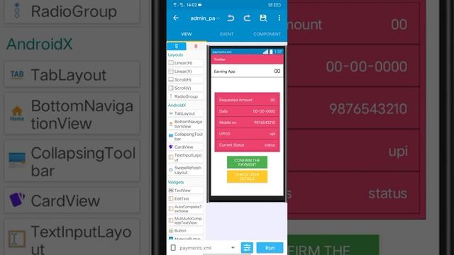 Free admin panel for android application | admin penel source code | earning app admin penel
