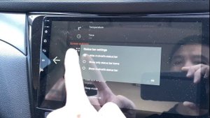 How to hide Status Bar in Agama Car Launcher ?