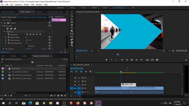 Arrow Transition Effect in Premiere Pro