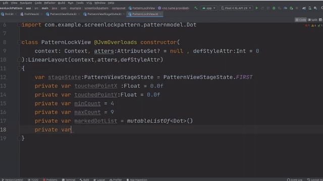 How to make Screen lock Pattern in android studio/Part-1/How to create pattern lock in android pro.