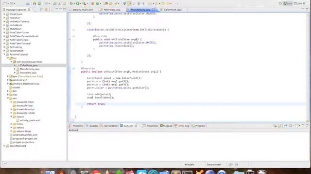 "PaintPot" Android SDK Tutorial (Part 3)