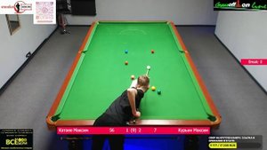 Курьин Максим (КМС) vs Катаев Максим. Екатеринбург. Коммерческий матч. Snooker Room.