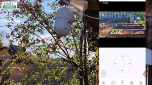 Уличная морозоустойчивая беспроводная камера наблюдения WiFi smart camera V380-A6 5.0 MP