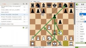 Гамбит Алапина, Французская защита (Alapin Gambit, French Defense)