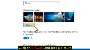 How to change the Lock Screen background in Windows 10 - Tutorial