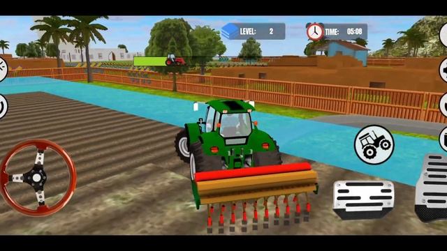 Real Mega Tractor Driving Simulator 2024 - Grand Farming Transport Walkthrough - Android GamePlay смотреть онлайн