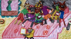 Сказка о том, как волк и козлята друзьями стали. Мультфильм. ТЕАТР В ЧЕМОДАНЕ