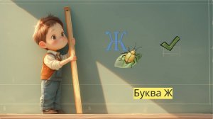 Веселая буква Ж : Приключения в мире алфавита! - Детский образовательный мультфильм