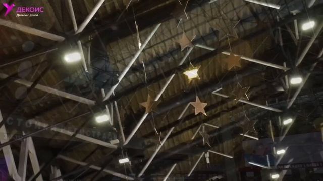 Новогоднее оформление аэропорта Шереметьево