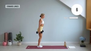 25 MIN INTENSE FULL BODY Dumbbell HIIT Workout - With Weights, No Jumping, No Repeat Home Workout