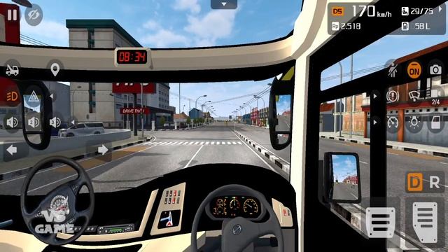 Bus Mod SR2 XHD ECE R66 Putra Jaya Trans - Bus Simulator Indonesia Gameplay смотреть онлайн