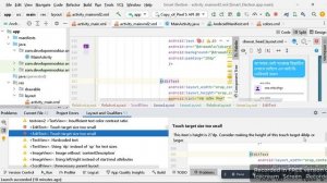 EditText Touch target size too small
