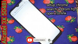 Alcatel 3X 5048I hardreset and frp gmail id bypass latest update