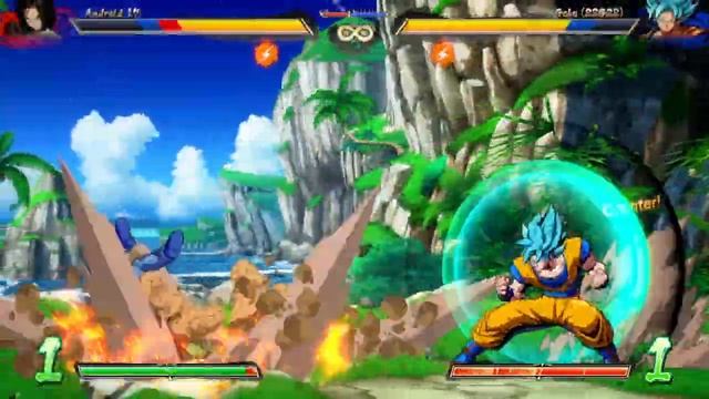 DBFZ - Android 17 vs Goku-TOP training:DRAGON BALL FighterZ #games #gameplay #anime #dbfz #dbz