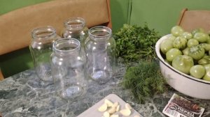 Маринованные зелёные помидоры
