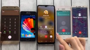 Incoming Call Five Pixi & Tecno Spark Go Honor 7A & Samsung S2 & A7