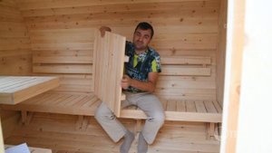 Из чего состоит базовая комплектация бани-бочки?