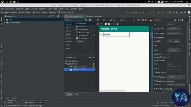 Tutorial Android Studio - Table Layout смотреть онлайн