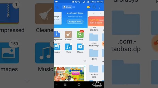 How to see the encoding data of an app on android