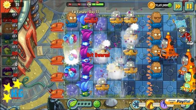 Plants vs Zombies 2 - Far Future - Day 33 [Don't Trample the Flowers] No Premium смотреть онлайн
