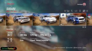DiRT Rally 2.0 All cars - 4K UHD