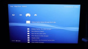 Retroarch running on an Android TV ( Sony x850g )