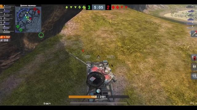 башня т-54 решила покататься на чифтейн/Wot Blitz