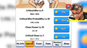 EATING MAX LEVEL FOOD in Food Fighter Clicker