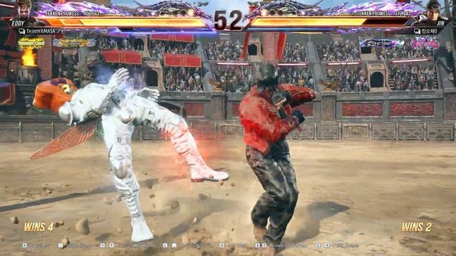 Tekken 8 TeamYAMASA (Eddy Gordo) vs Korean (Jin) Ranked Match  High Tier Game смотреть онлайн