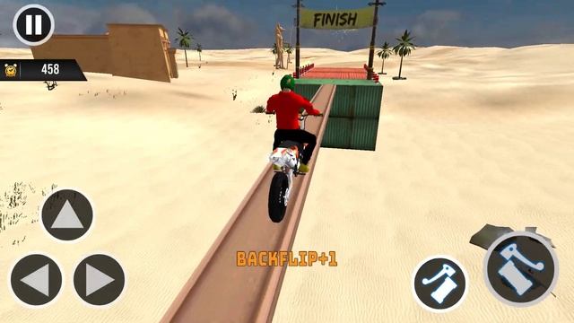 Mega Ramp Bike Stunt Racing 3D - DESERT Map Mod - Android GamePlay