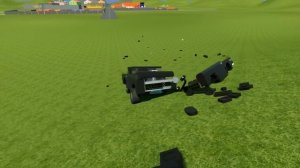 Lego Bulldozer, Cars & Trucks vs. Lego Train - Brick Rigs Gameplay