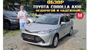 Обзор Toyota Corolla Axio - недорогой и надежный