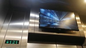 скоростной лифт Останкинской телебашни...