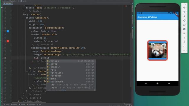 Flutter Tutorial for Beginners #13 - Containers and Padding in Flutter