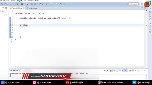 Java learn in Kannada || Lesson 33