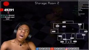 ISHOWSPEED Mom walks in on Him Playing FNAF Anime…