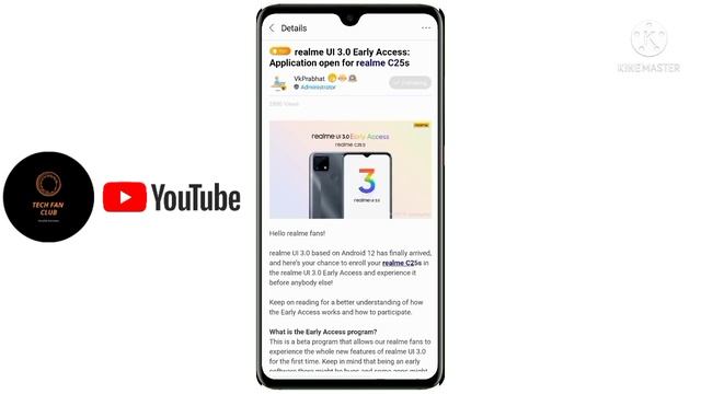 Realme UI 3.0 Android 12 stable update realme 8i, C25s, c25y, c21y update new, date in April 2022 ⚡