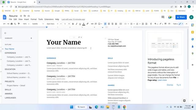 How to Print from Google Docs
