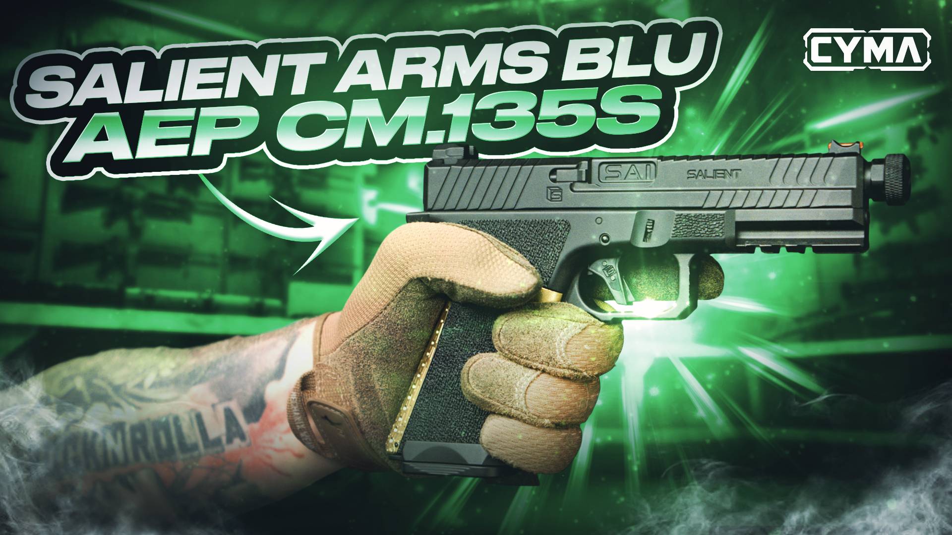 SALIENT ARMS BLU [CM135S] - страйкбольный пистолет от CYMA