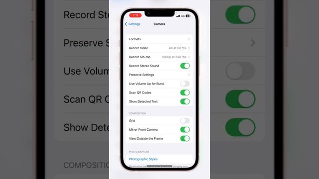 Important Camera Setting On iPhone iOS 16.3?🔥 #short