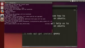 how to install geany editor on ubuntu