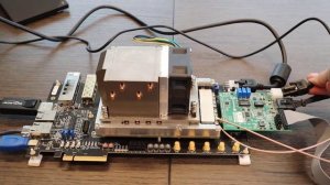 Controlling the X-Microwave Proto Platform with an FPGA using the FMC Bridge Kit