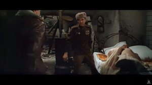 Жуков и подполковник Коркин. Х\Ф "Освобождение",  1971