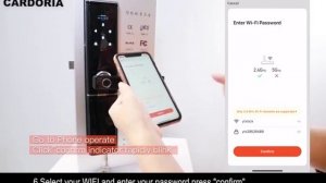 Cardoria Tuya SMART DOOR LOCK，How to use CARDORIA Smart Door lock to connect to WIFI?
