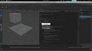 MAYA with External Script Editor Linux